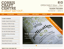 Tablet Screenshot of corriscraftcentre.co.uk